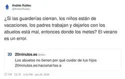 Los abuelos ya no pueden m&aacute;s el 2 de julio