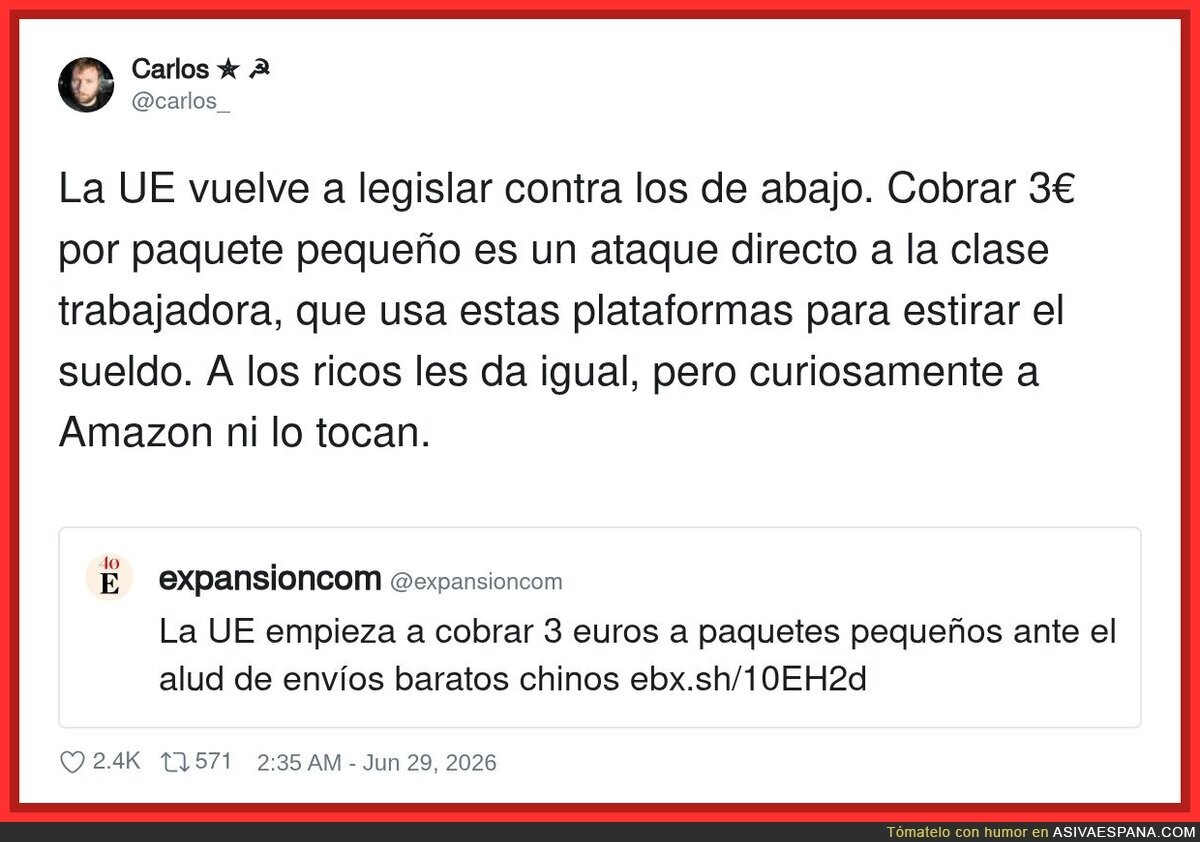 Jodiendo al peque&ntilde;o, sin tocar a Amazon, qu&eacute; curioso