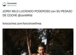 Jordi Wild descubri&oacute; que el Mustang era m&aacute;s fotog&eacute;nico que &eacute;l y decidi&oacute; competir
