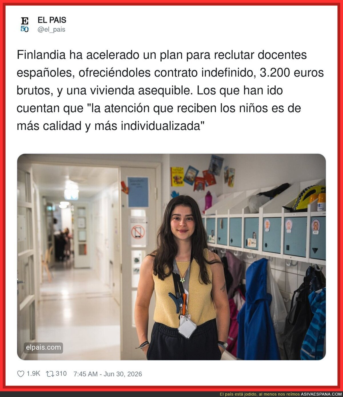 3200 brutos en Finlandia es directamente cuencoarrozismo