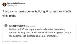 Los profesores con su t&oacute;nica habitual