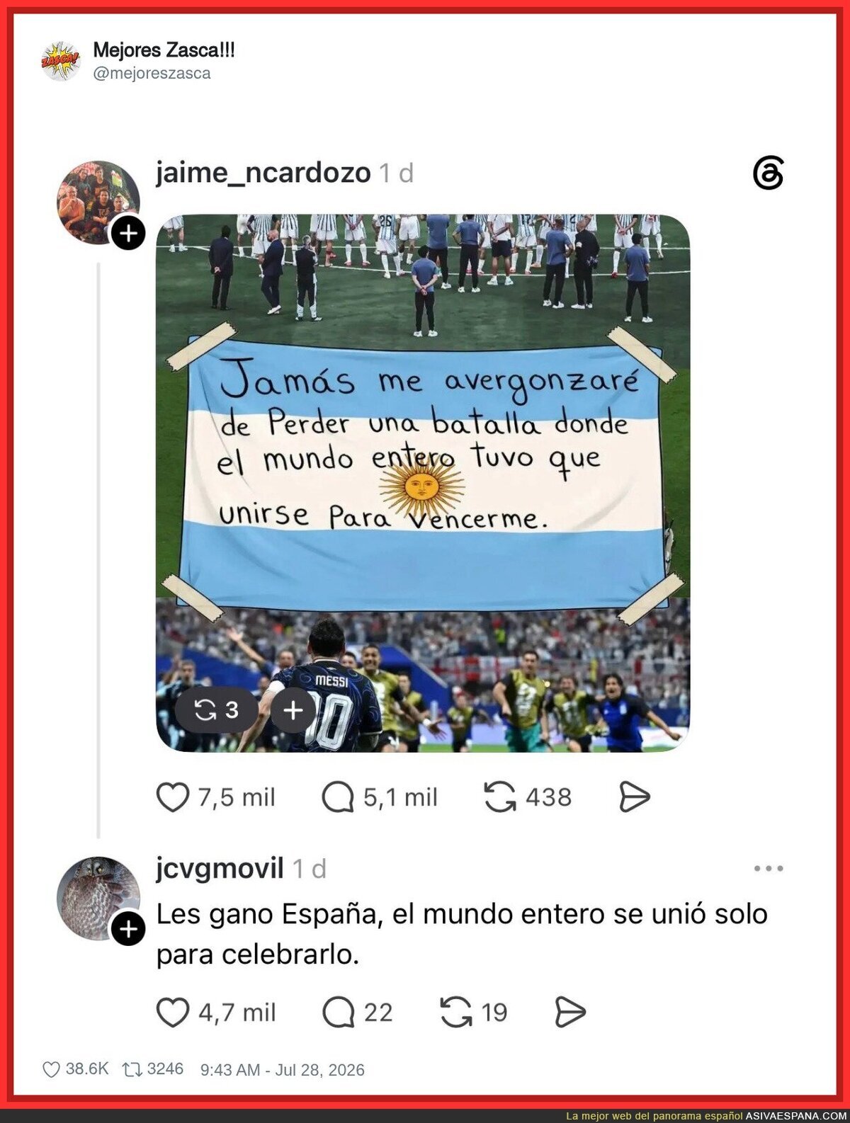 Los argentinos siguen llorando