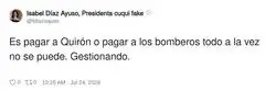 Hay que dosificarse, Isabel