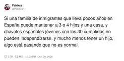 La verdad es que es para reflexionar