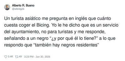 El bicing para los locales, los guiris que se paguen un taxi