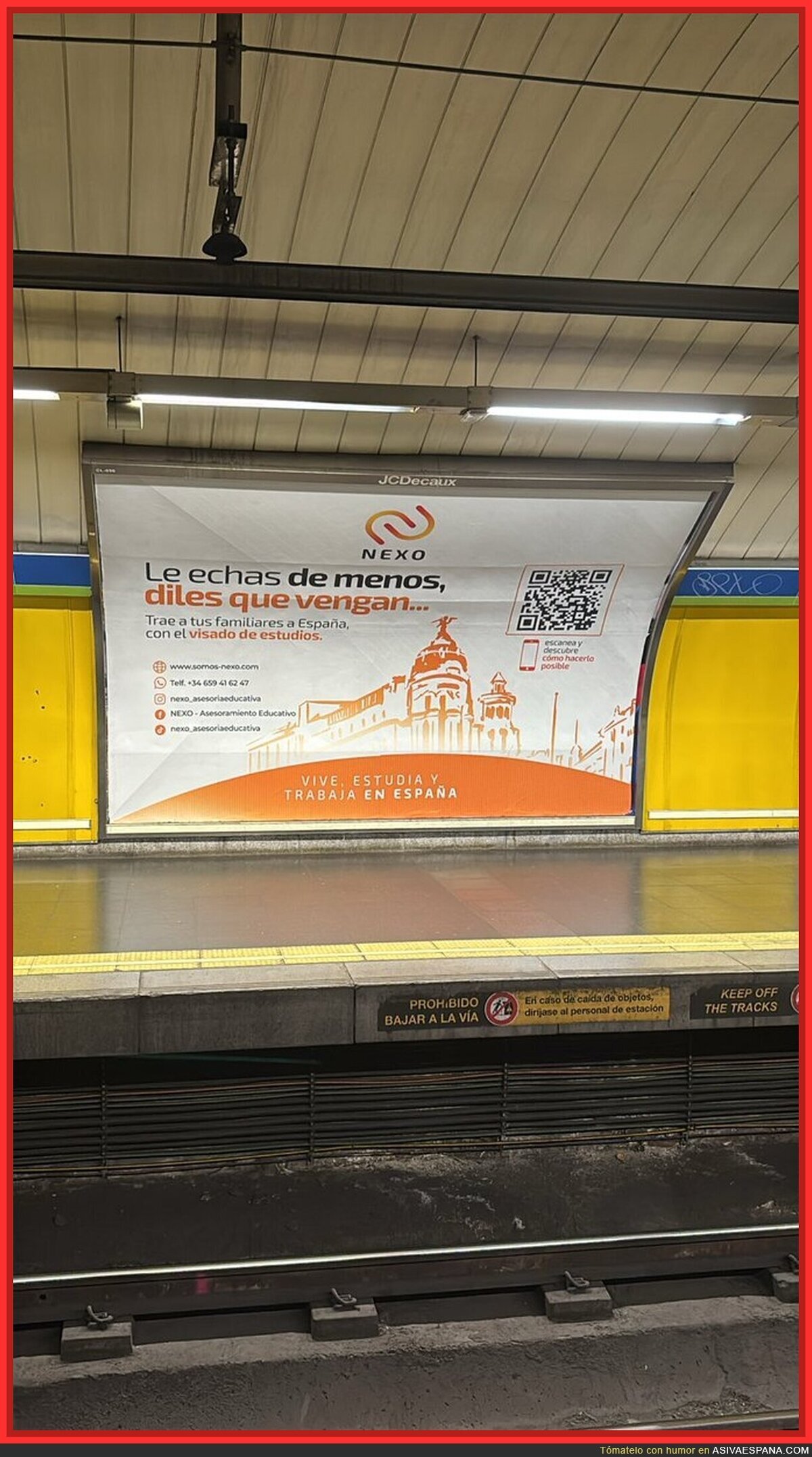 Visto en el metro de Madrid