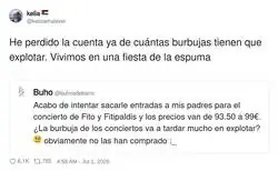 La fiesta de la espuma