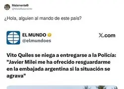 Tambi&eacute;n Vito Quiles con un meg&aacute;fono: "&iquest;ALGUIEN ME ESCUCHA?"
