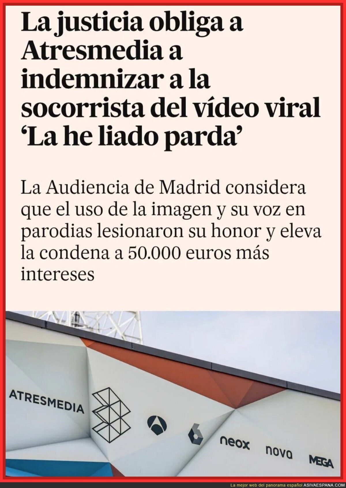 Poco me parece, nos ha dado mucha vida y muchos memes