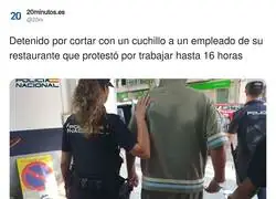 Vaya, parece que alguien descubri&oacute; que la mejor forma de negociar un aumento es con un cuchillo