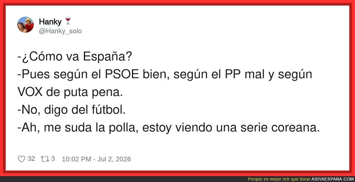 ¿Cómo va España?