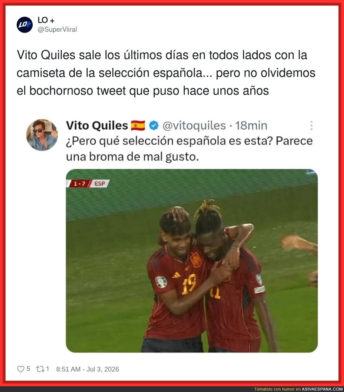 Vito, otra vez m&aacute;s retratado
