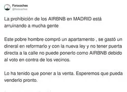 Gast&oacute; un dineral en reformarlo y ahora lo vende porque los vecinos le han votado en contra. Madrid things