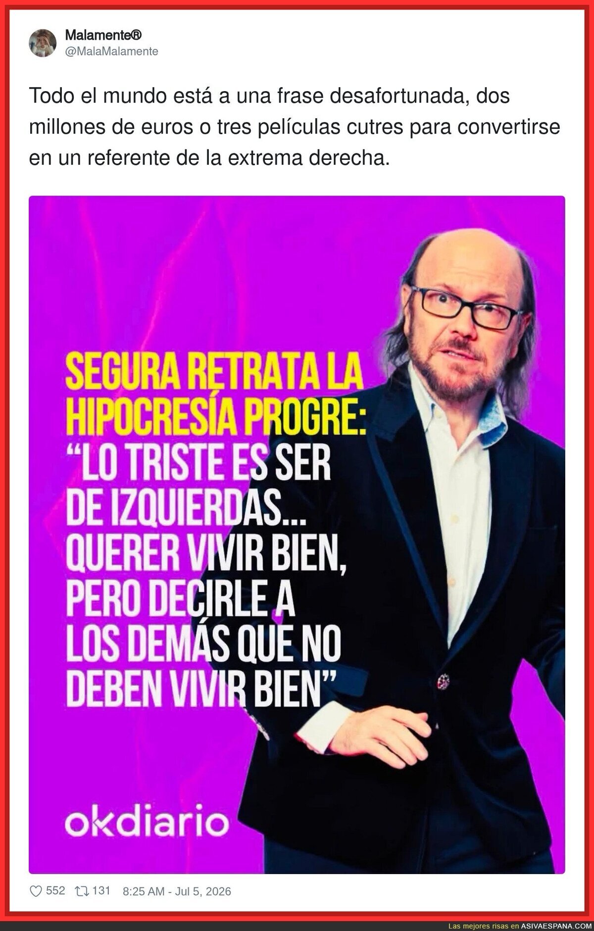 La hipocres&iacute;a tiene un uniforme y sale en la tele
