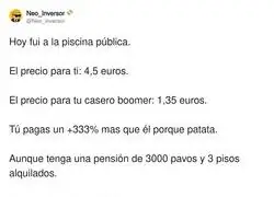 El boomer y su veraneo
