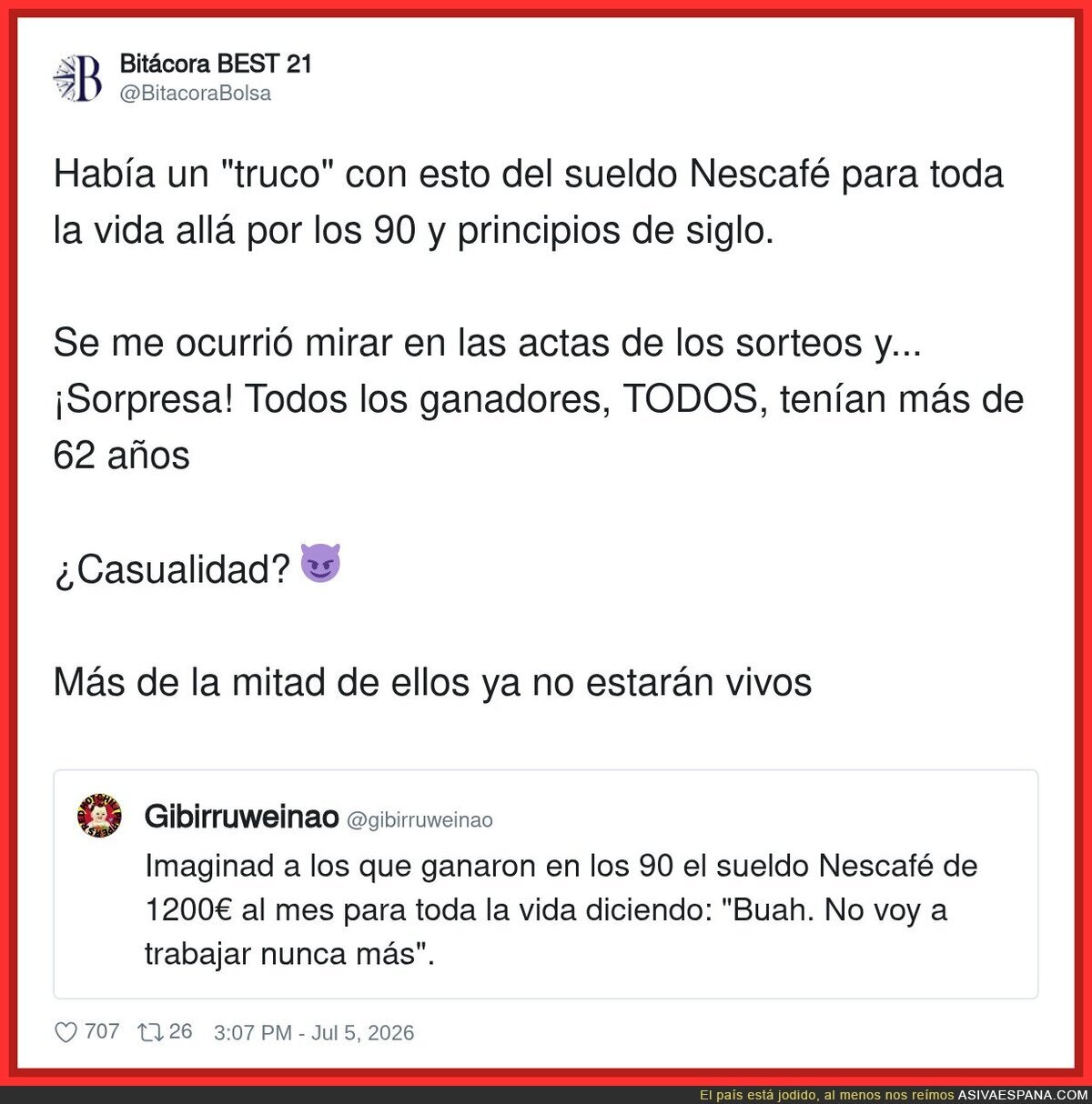 Los del sueldo de Nescaf&eacute; est&aacute;n ya al otro lado