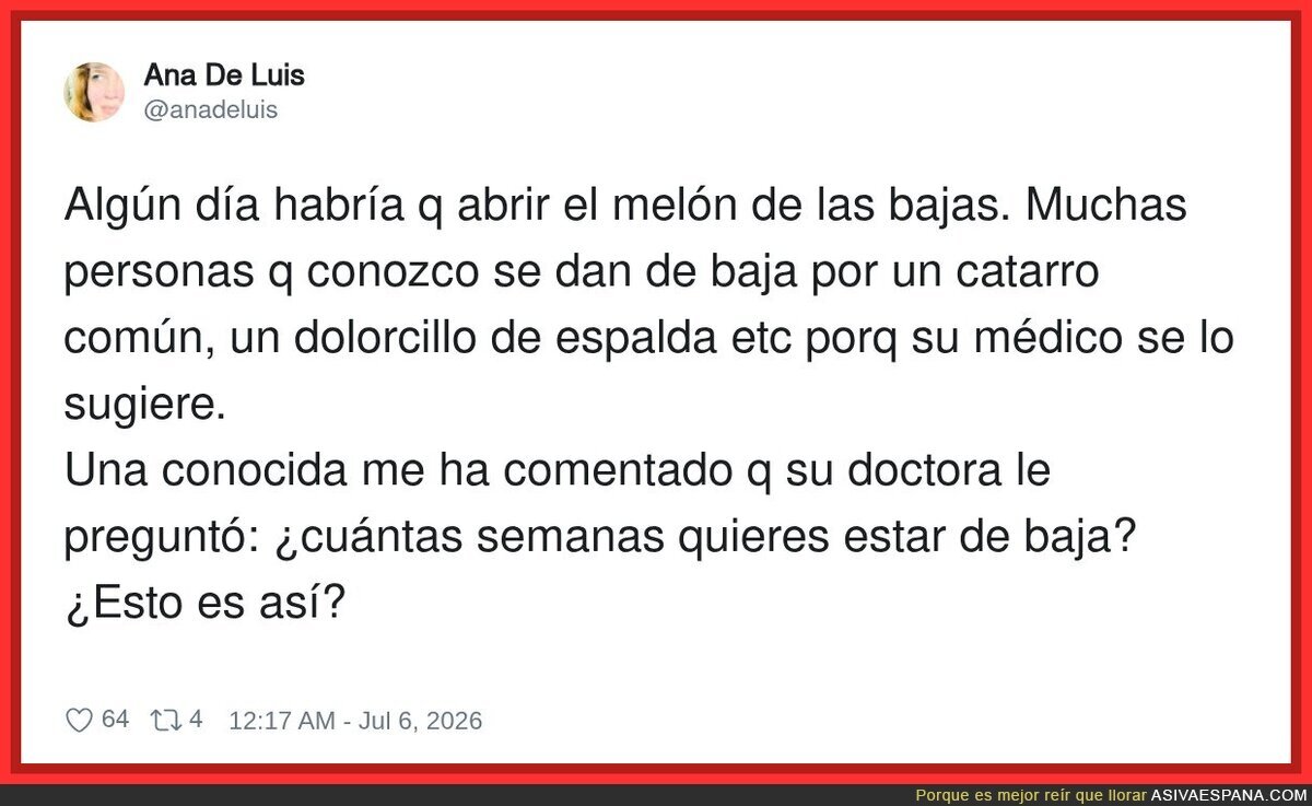 Los m&eacute;dicos espa&ntilde;oles repartiendo bajas como si fueran cromos del &Aacute;lbum de Panini