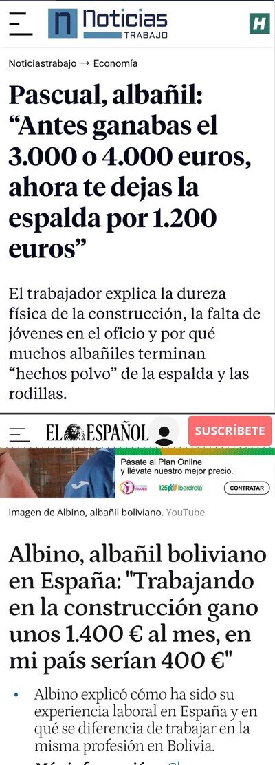 Dos noticias que se entienden mejor juntas