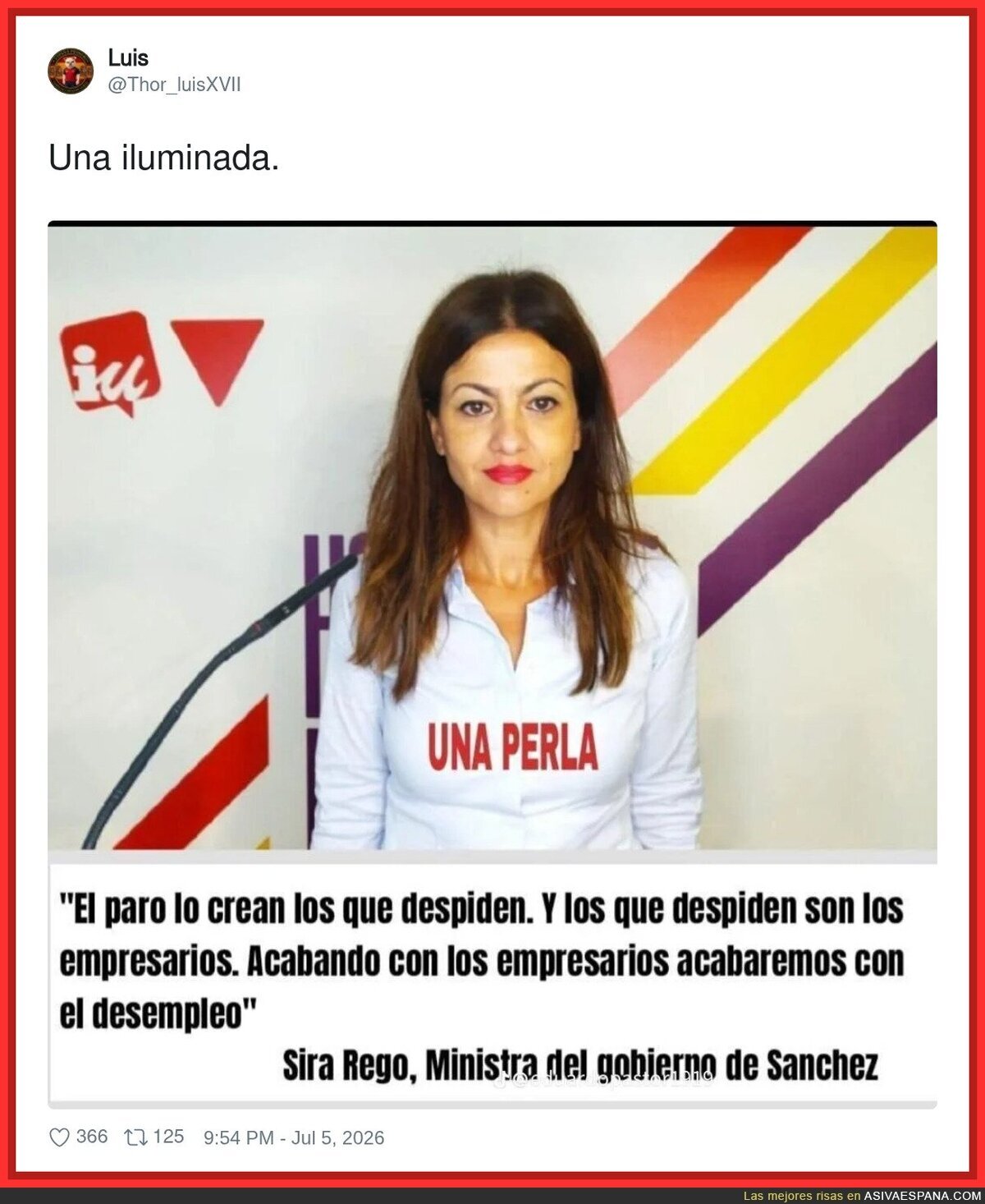 Cuando dices una cosa y luego te das cuenta de que acabas de decir una barbaridad en directo