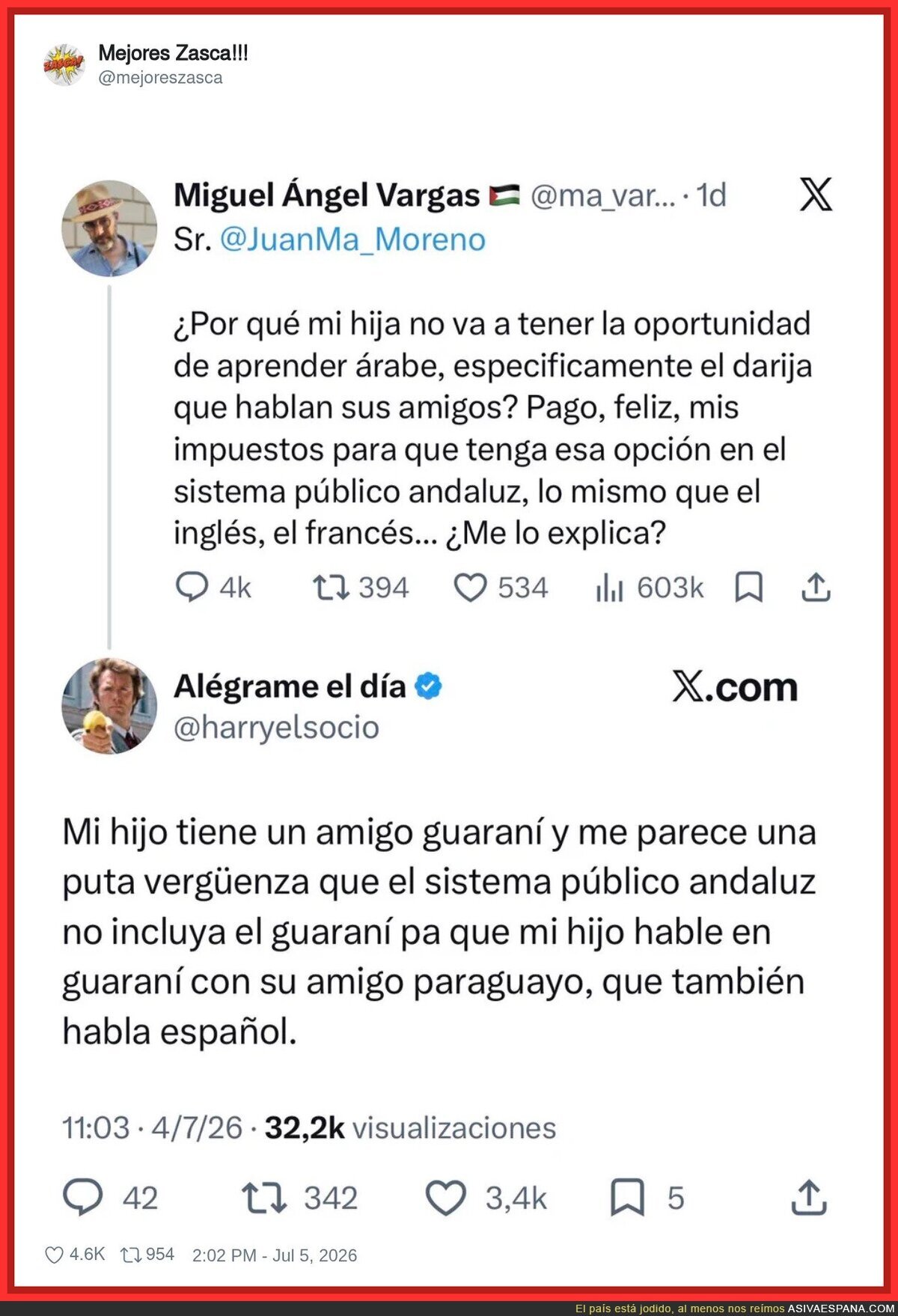 Pobres paraguayos, los grandes damnificados