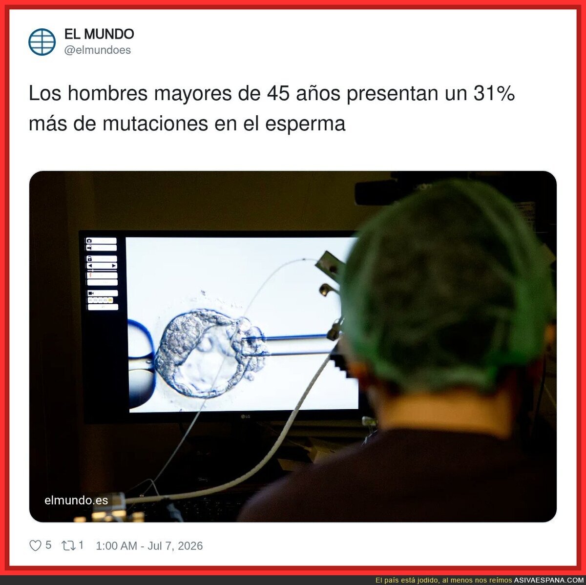 Óscar a los 45: 'Bueno, al menos mis nadadores tienen iniciativa propia'