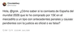 Si es del mercadillo y te la ha vendido un etniano yo creo que es 100% verdadera