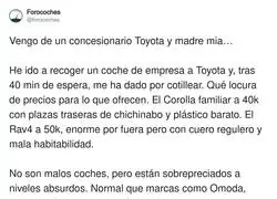 Lo de los precios de los coches qu&eacute; es