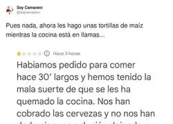 Mientras la cocina arde, nosotros haciendo tortillas. Prioridades