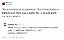 Los espa&ntilde;oles en Australia: "es que nadie quiere estos trabajos"