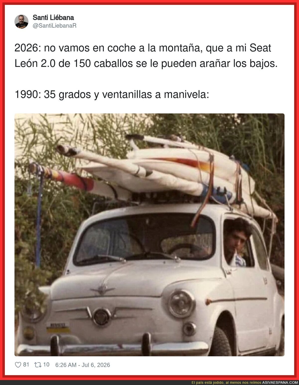 Los abuelos con su Seat Le&oacute;n 2.0 de 150 caballos vs. los abuelos de verdad