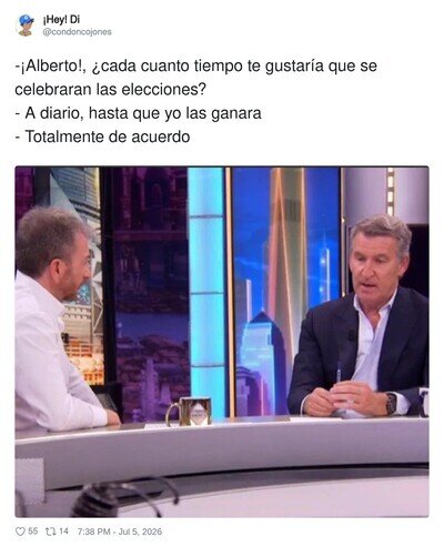 Feijoo sigue intent&aacute;ndolo