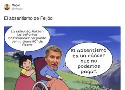 El absentismo de Feijoo