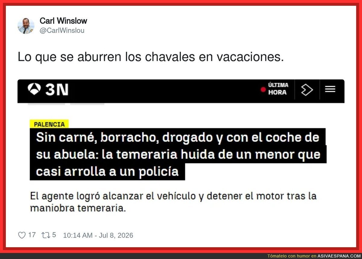 Est&aacute; pasando las vacaciones de su vida