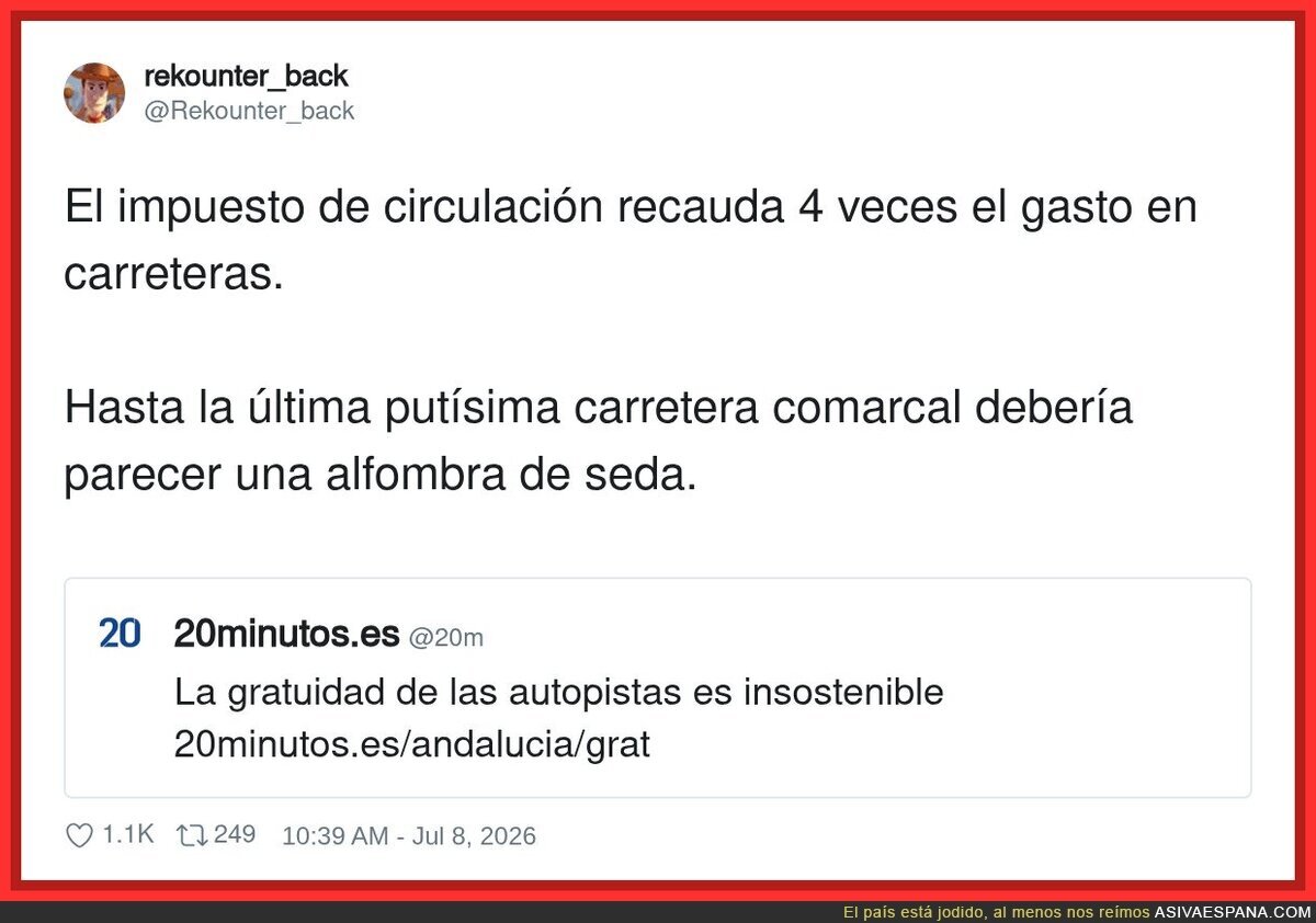 Ojo que cuando el r&iacute;o suena... nos la quieren meter otra vez
