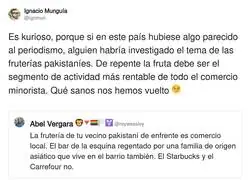 Comercio local pero de Pakistan