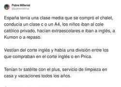 La clase media espa&ntilde;ola ya no existe