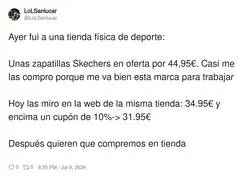 Van a quedar 4 tiendas f&iacute;sicas