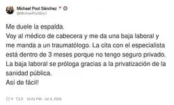 La sanidad p&uacute;blica: te arregla un problema y te crea tres m&aacute;s en el camino