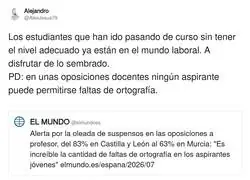 Y estos son los que van a ense&ntilde;ar a nuestros hijos