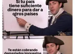 Cuando le pides que reduzcan los impuestos