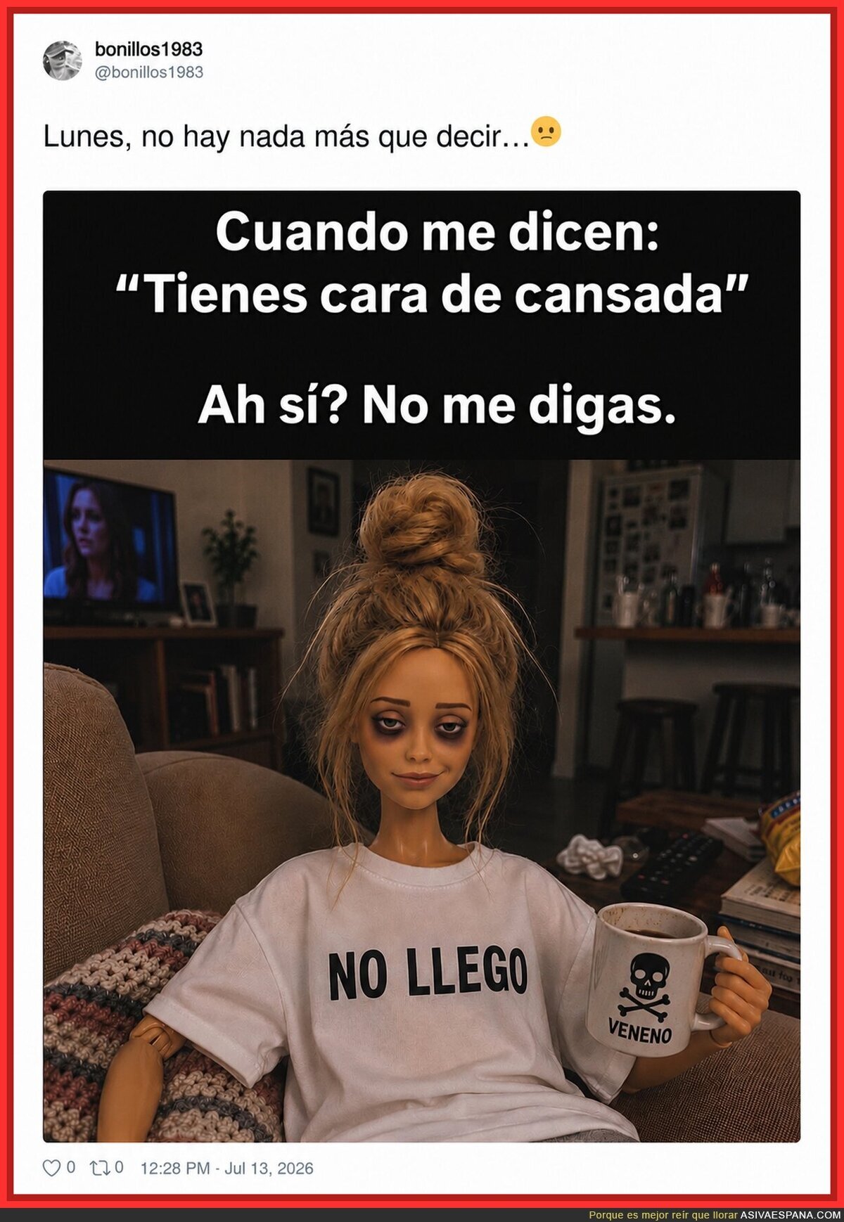 Cuando me levanto un lunes cualquiera