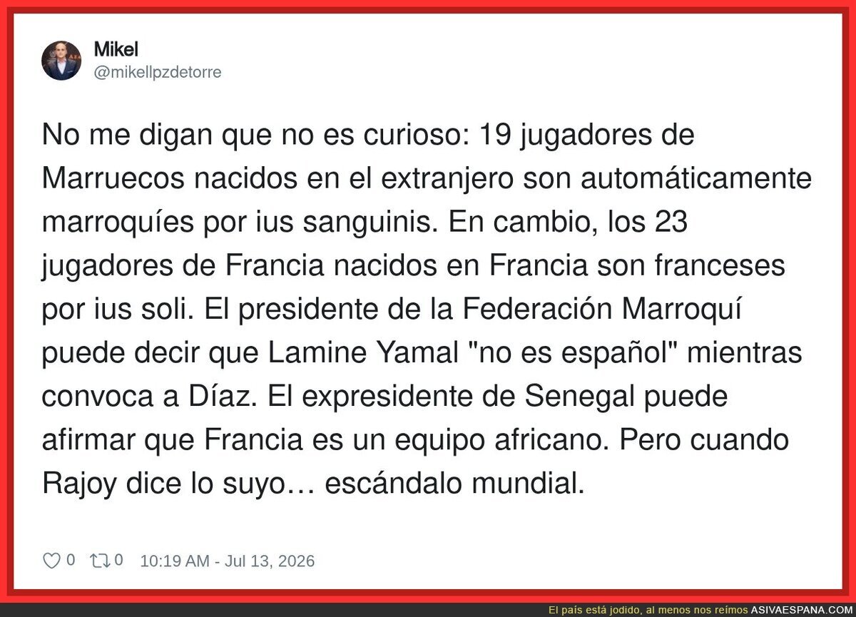 Lo de Rajoy es otra cosa