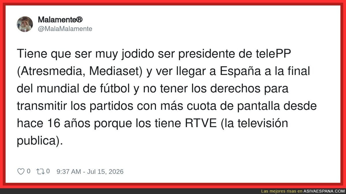 Algunos estar&aacute;n rabiando