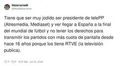 Algunos estar&aacute;n rabiando