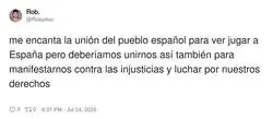 La uni&oacute;n de Espa&ntilde;a, por @Robsitoo