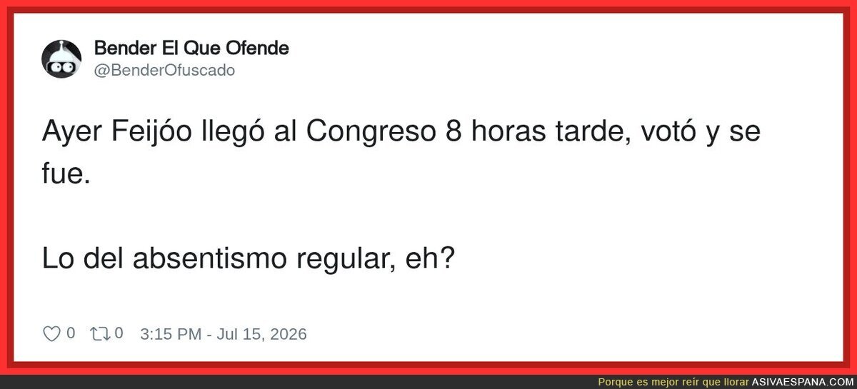C&oacute;mo no dar ejemplo. By Feijoo
