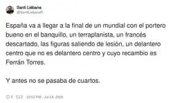 Espa&ntilde;a llegando a la final del mundial con lo que ten&iacute;a en el trastero