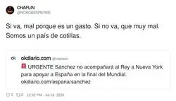 Espa&ntilde;a en una noticia: la soluci&oacute;n es siempre llorar