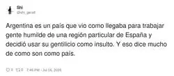 Argentina: importa gente humilde, exporta complejos