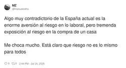 Somos unos temerarios, nos gusta el riesgo